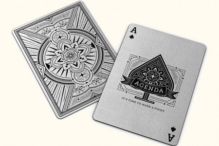 Agenda White Playing Cards