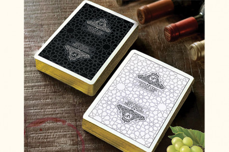 Vintage Label Playing Cards (Gold Gilded Black)