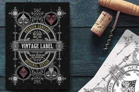 Jeu Vintage Label (Silver Gilded White Edition)