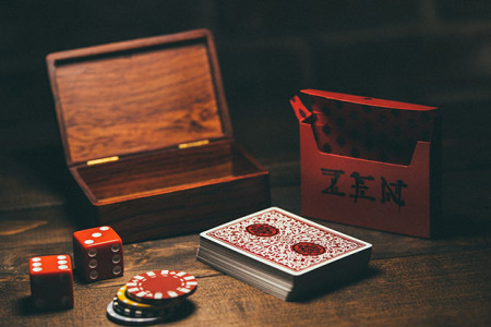 Royal Zen Playing Cards (Red)