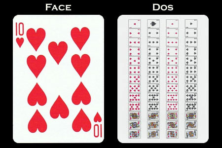 52-in-1 BICYCLE Card (10 of Heart)