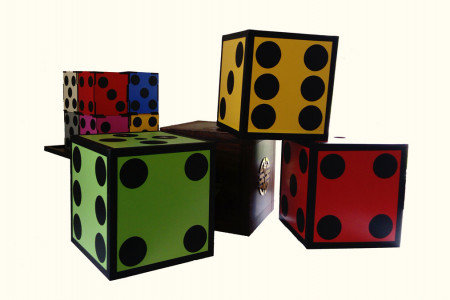 Tora Split Dice Wooden Effect