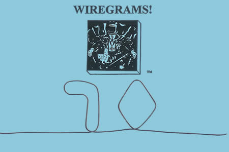 Wiregrams (7 of Diamonds)