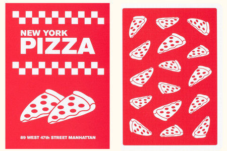 New York Pizza Playing Cards Decks by Gemini