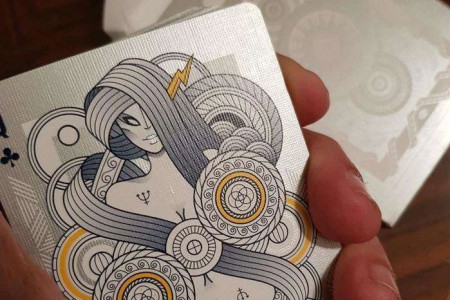 White Monolith Playing Cards