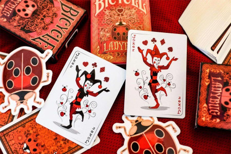 Jeu Bicycle Gilded Ladybug Noir (Edition limitée)