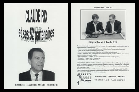 Claude Rix et ses 52 partenaires