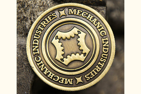 Moneda Grinder (tamaño dollar - bronce)
