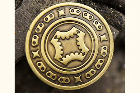 Grinder Full Dollar Coin (Bronze)