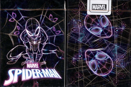 Avengers Spider-Man Neon Playing Cards