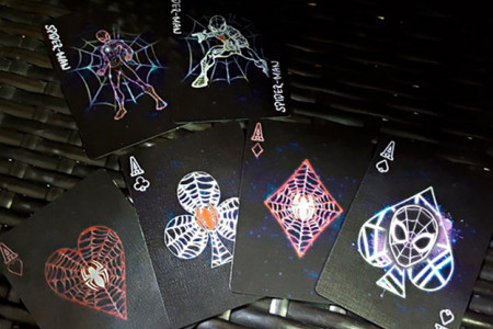 Avengers Spider-Man Neon Playing Cards
