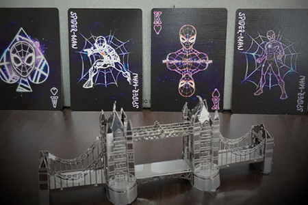 Avengers Spider-Man Neon Playing Cards