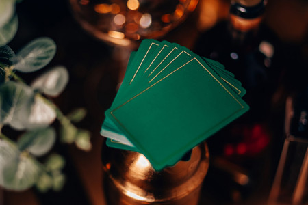 NOC Out: Green and Gold Playing Cards