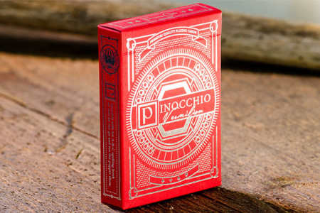 Pinocchio Vermilion Playing Cards