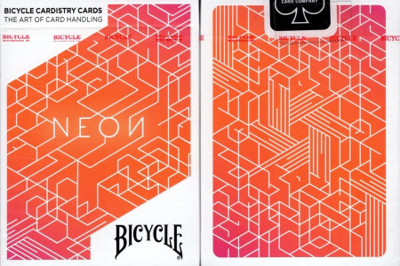 Baraja Bicycle Neon Cardistry (Orange Bump)