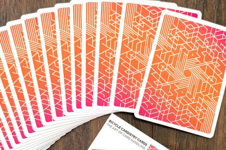 Bicycle NEON Cardistry Playing Cards (Orange Bump)