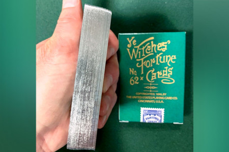 Limited Edition Ye Witches' Silver Gilded Fortune Cards (2 Way Back)