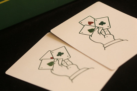 Limited Edition The Expert at the Card Table (Green) Playing Cards