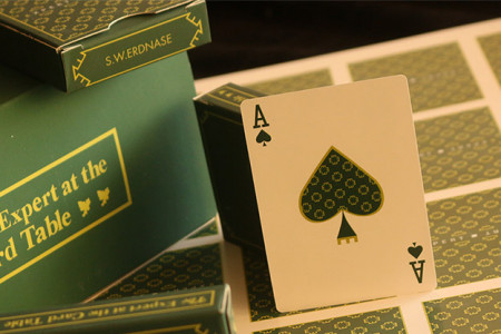 Limited Edition The Expert at the Card Table (Green) Playing Cards