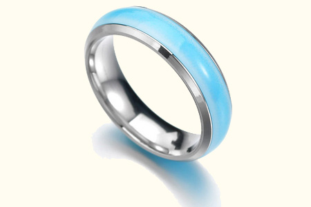 Stainless Steel Luminous Rings (Size 6)