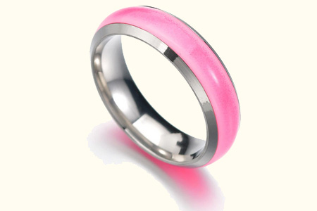 Stainless Steel Luminous Rings (Size 8)