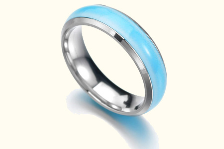 Stainless Steel Luminous Rings (Size 9)