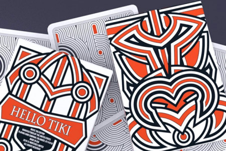 Hello Tiki (White) Playing Cards