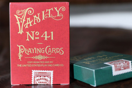 Limited Edition Late 19th Century Vanity Creature (Red) Playing Cards