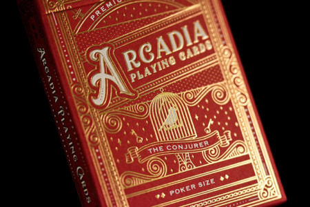 The Conjurer Playing Cards (Red) by Arcadia Playing Cards