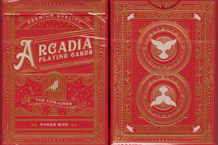 The Conjurer Playing Cards (Red) by Arcadia Playing Cards