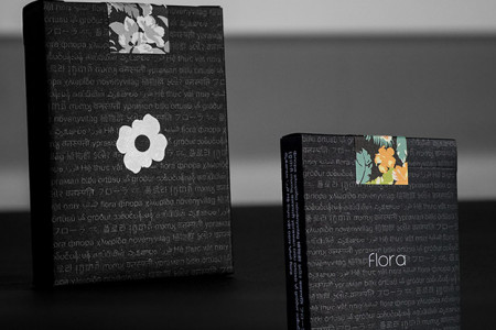 Limited Edition Black Flora Playing Cards