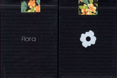 Limited Edition Black Flora Playing Cards