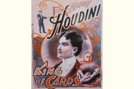 Poster Harry Houdini (King of Cards)