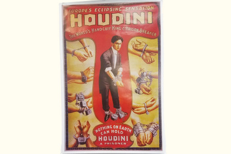 Houdini Handcuff King Poste - harry houdini