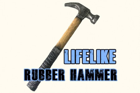 Lifelike Rubber Hammer