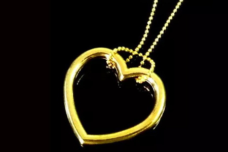 Ring & Chain - Heart Shape