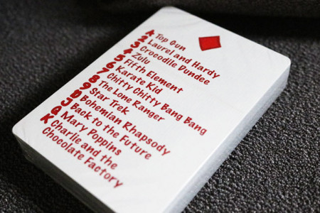 53 Films Playing Cards