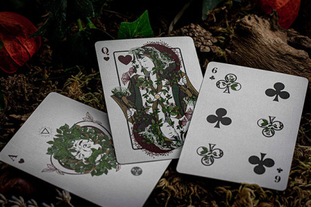 The Green Man Playing Cards (Autumn) by Jocu