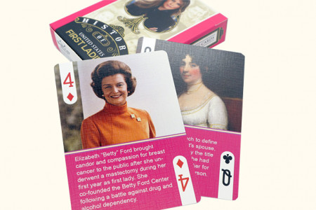 History Of American First Ladies Playing Cards