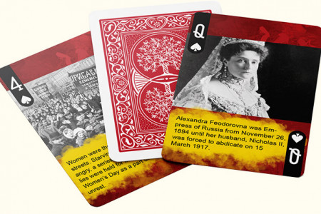 History Of Russian Revolution Playing Cards