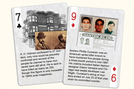 History Of American Crime Playing Cards
