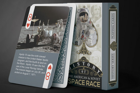 History Of Space Race Playing Cards