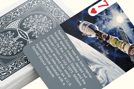 History Of Space Race Playing Cards