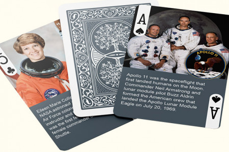 History Of Space Race Playing Cards