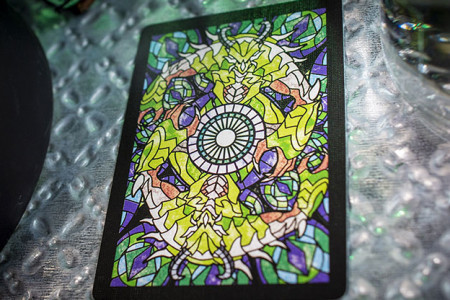 Bicycle Stained Glass Behemoth Playing Cards