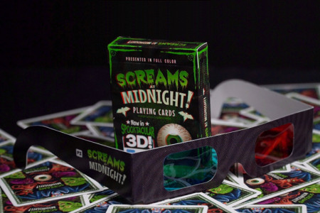 Screams at Midnight Playing Cards (3D-Glasses INCLUDED)