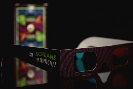 Screams at Midnight Playing Cards (3D-Glasses INCLUDED)