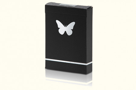 Limited Edition Butterfly Playing Cards (Black and Silver)
