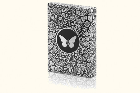 Baraja Butterfly (Marcada) Negra y plateada (Edicion Limitada)