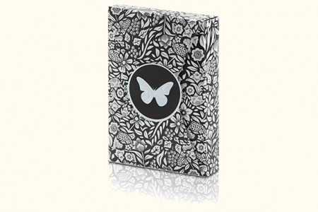 Limited Edition Butterfly Playing Cards (Black and White)